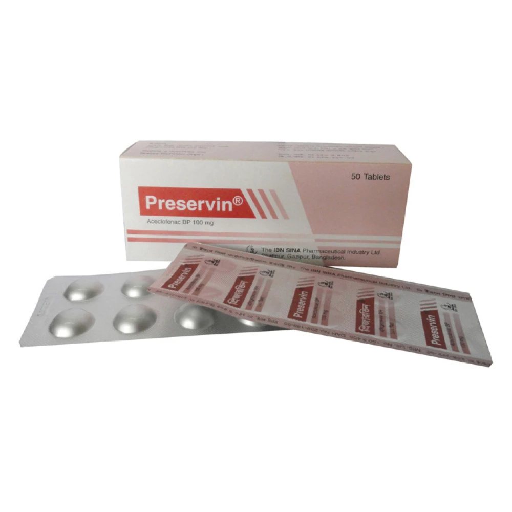 Preservin 100mg Tablet