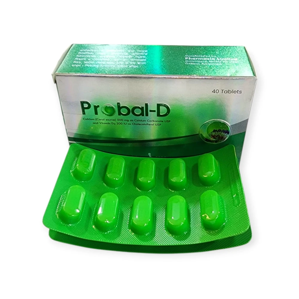Probal-D 500 mg+200 IU Tablet