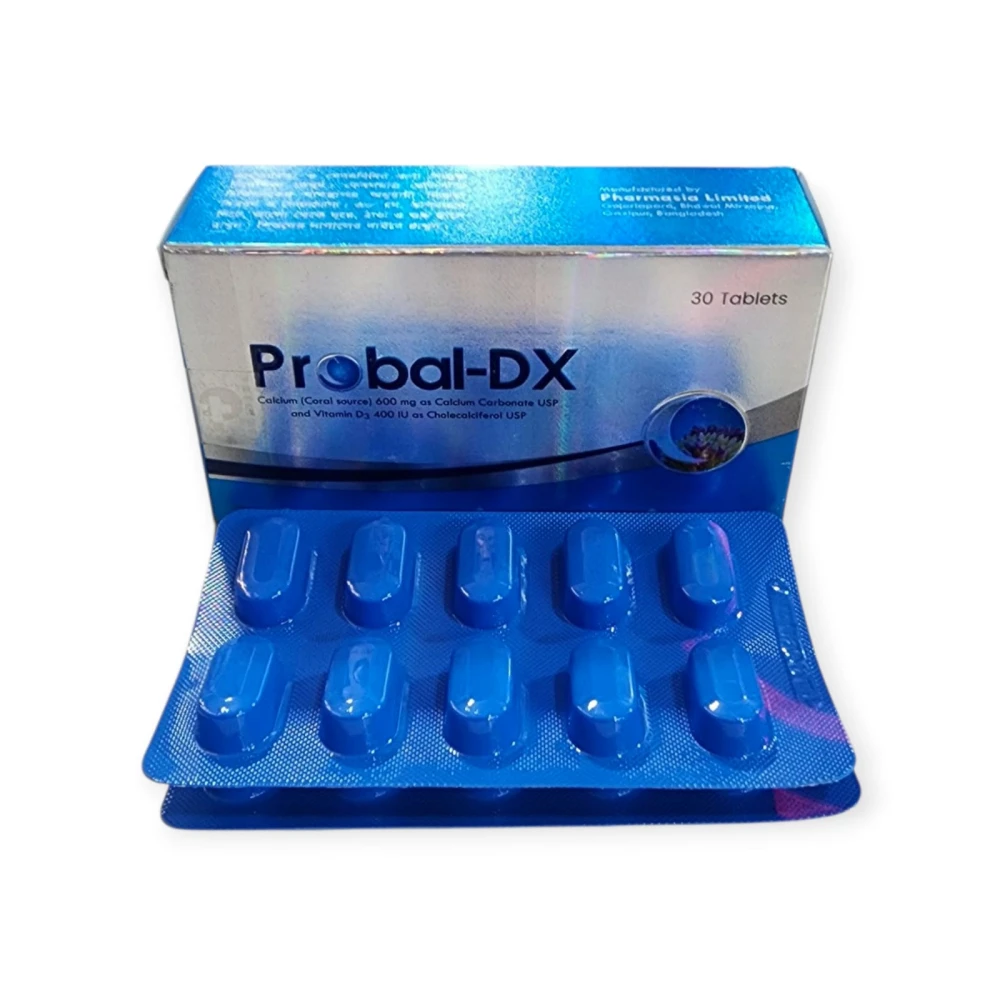 Probal-DX 600mg+400 IU Tablet