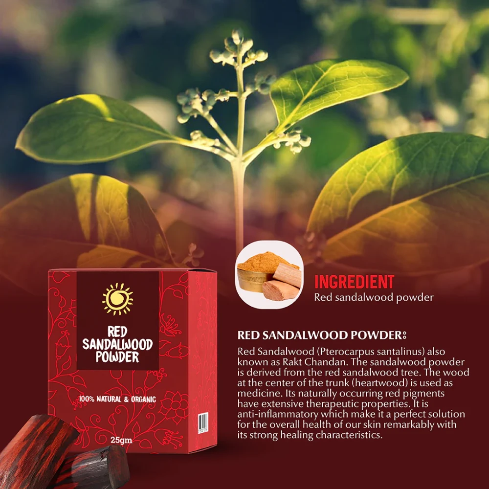 Rajkonna Red Sandalwood Powder 25g