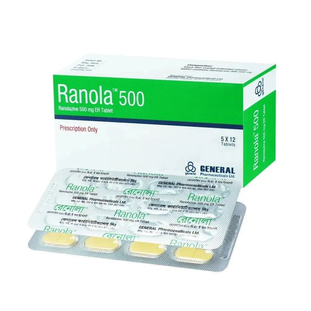 Ranola 500mg ER Tablet