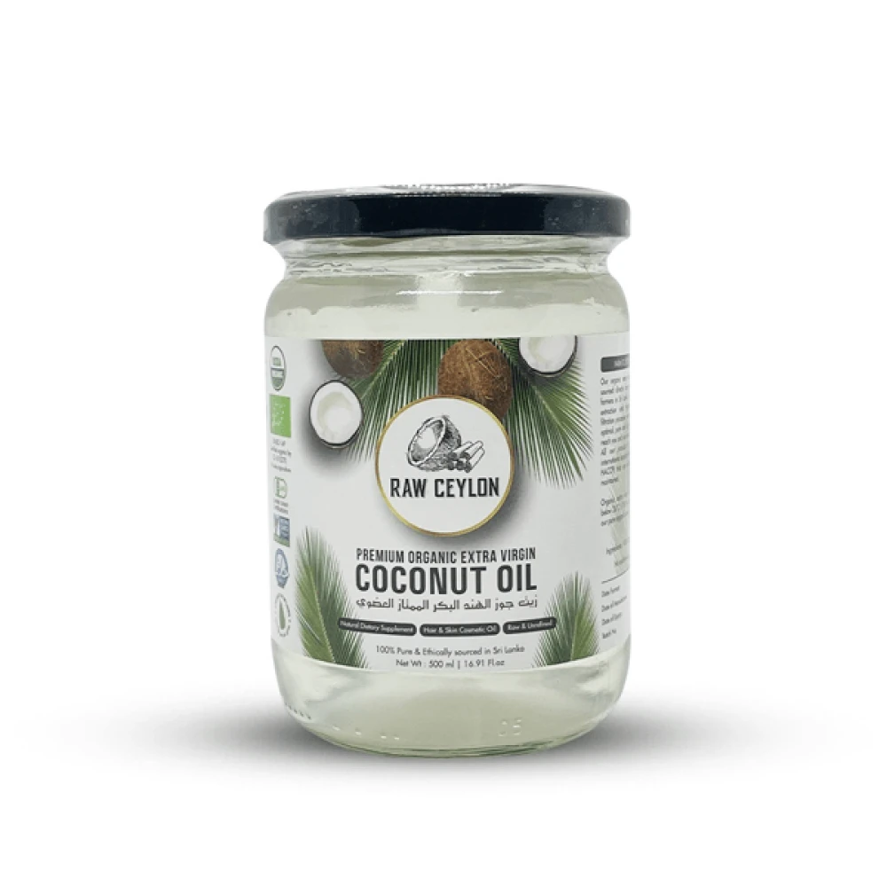 Raw Ceylon Extra Virgin Coconut Oil 200ml