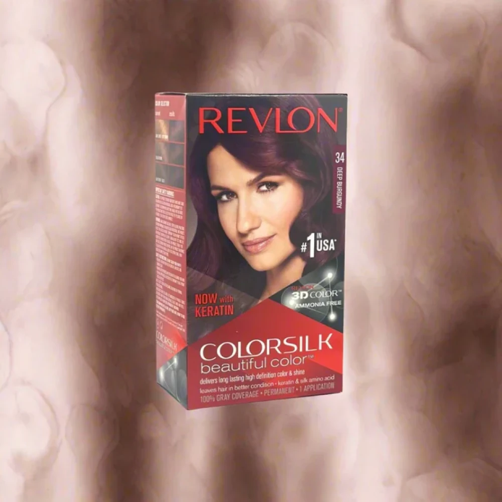 Revlon ColorSilk Hair Color 34 Deep Burgundy