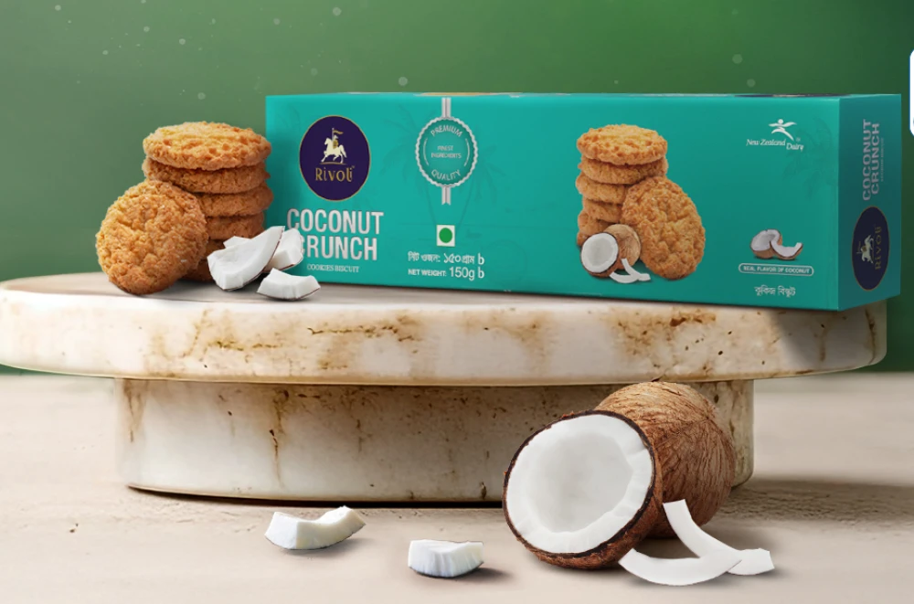 Rivoli Coconut Crunch Cookies 150gm
