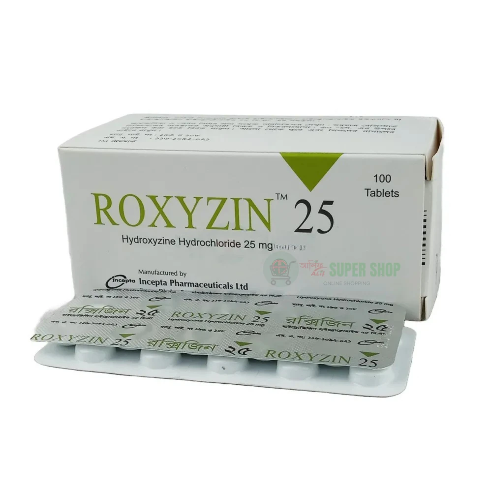 Roxyzin 25 mg Tablet