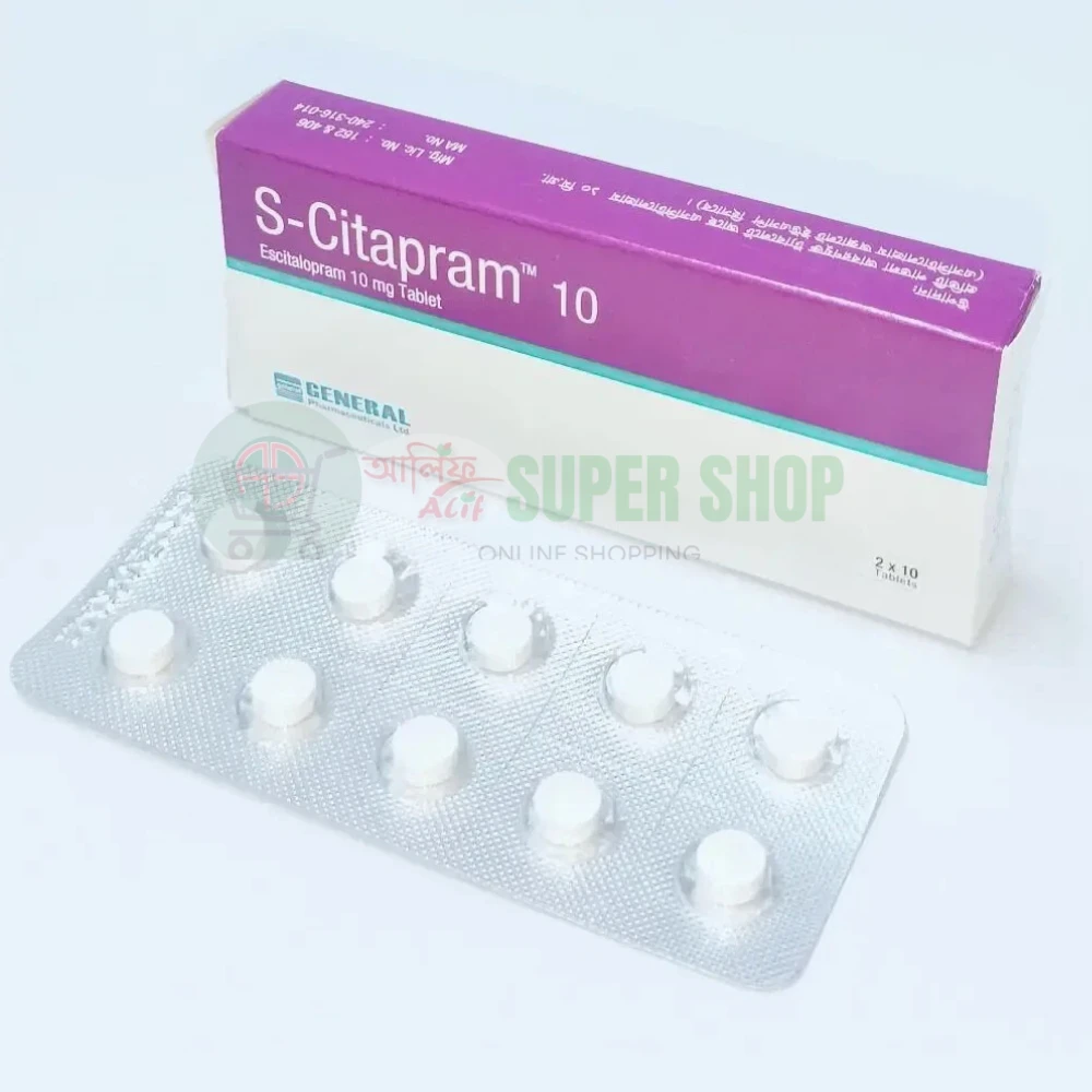 S-Citapram 10mg Tablet