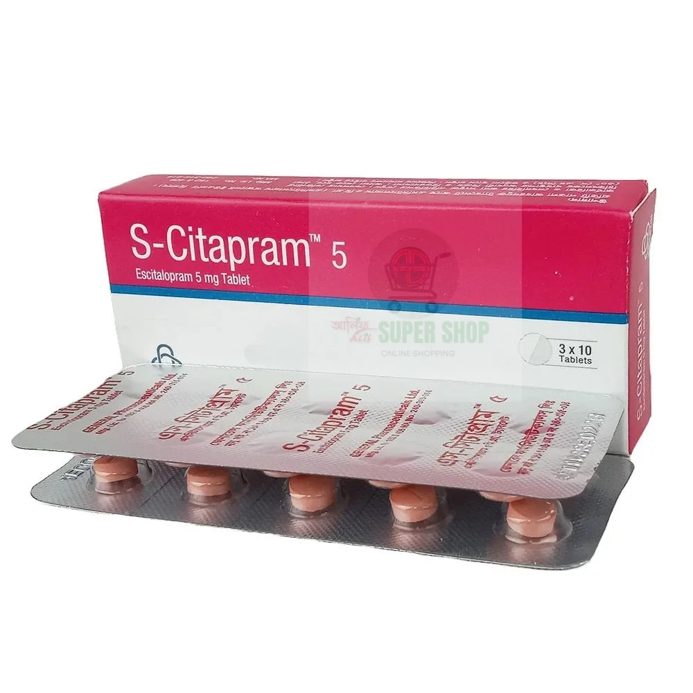 S-Citapram 5mg Tablet