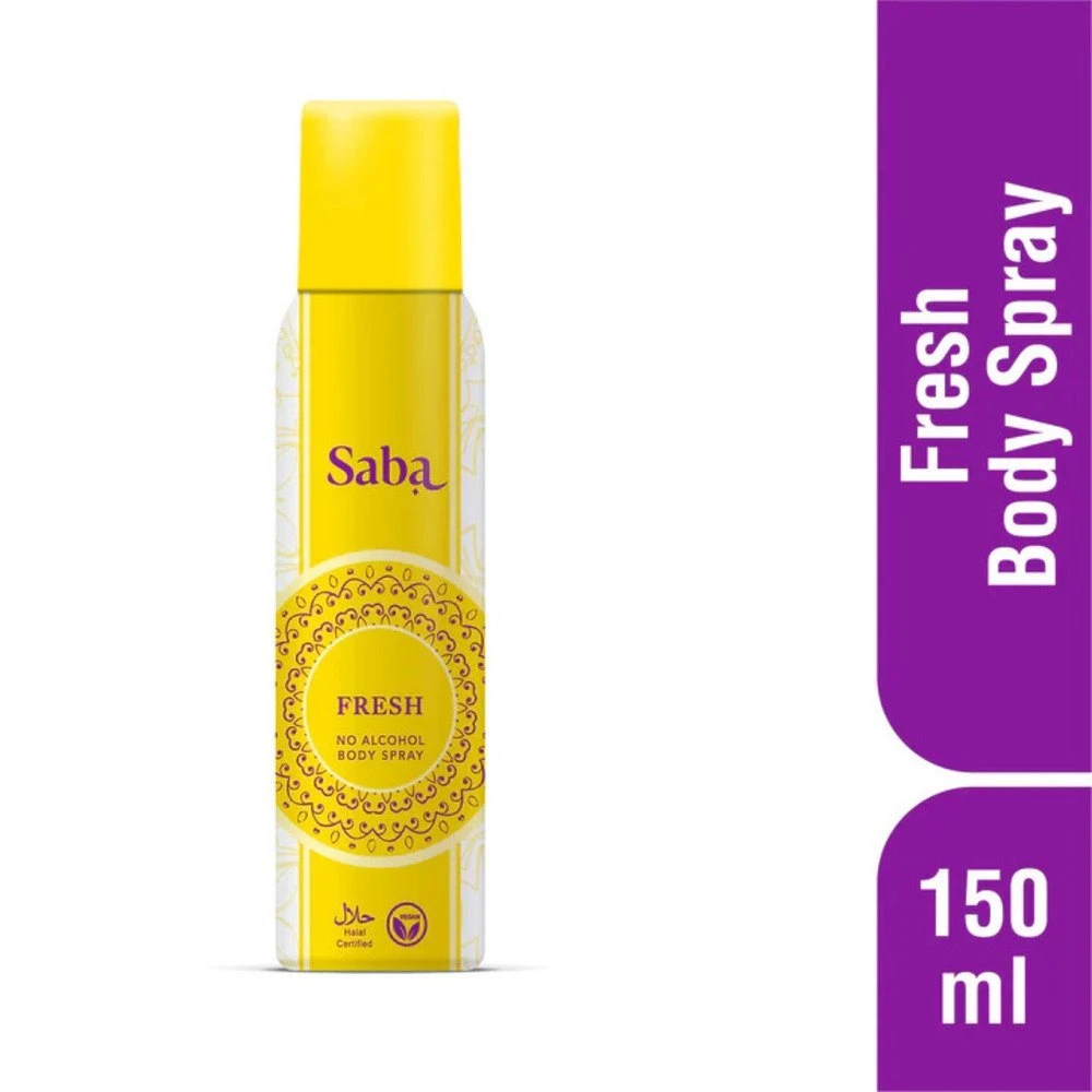 Saba Fresh Body Spray Halal 150ml