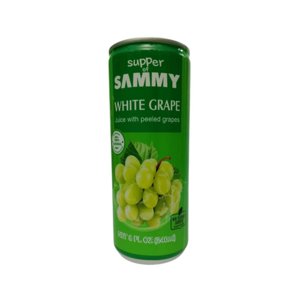 Sammy White Grape Juice With Peeled Grapes 240ml