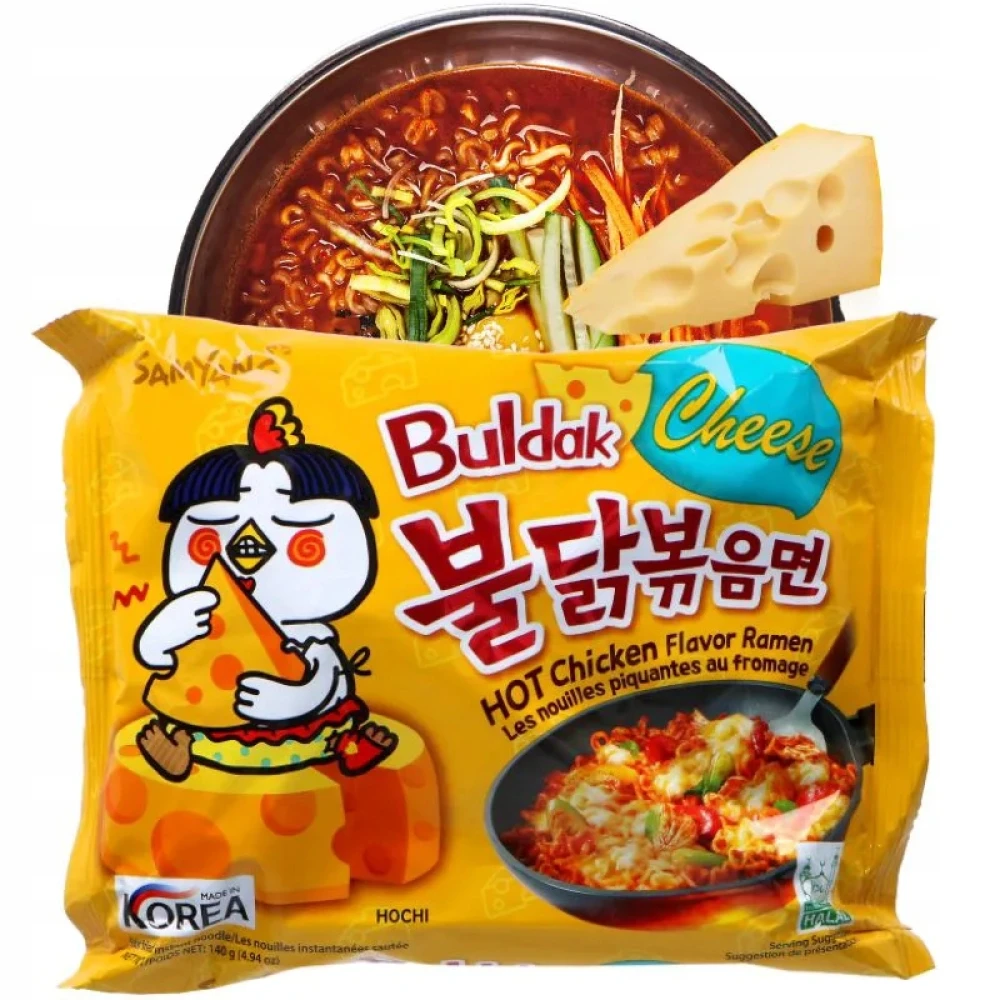 Samyang Buldak Cheese Hot Chicken Flavor Ramen 140g
