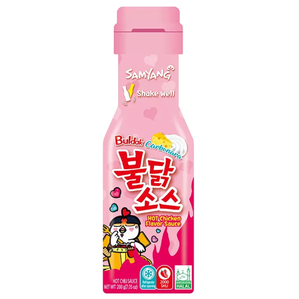 Samyang Buldak Hot Chicken Carbonara Flavour Sauce 200g