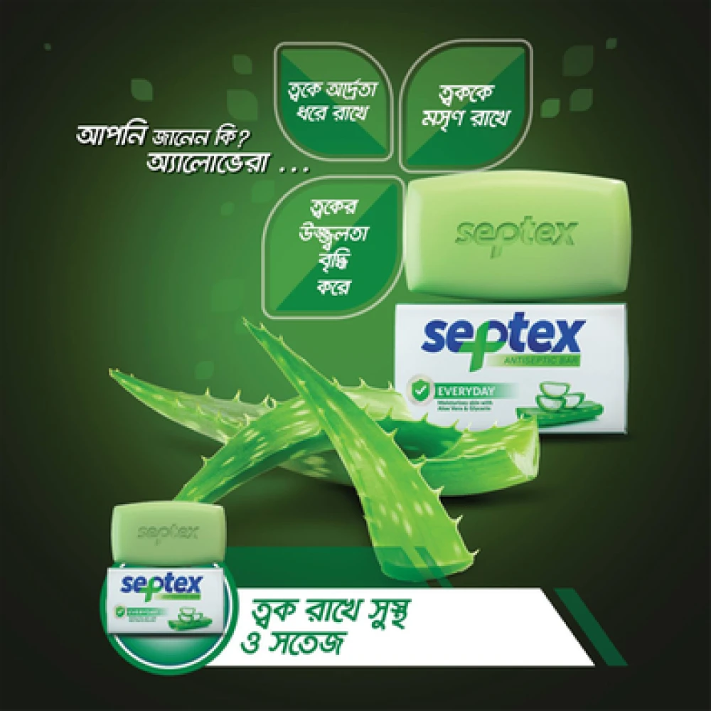 Septex Everyday Antiseptic Bar 100gm