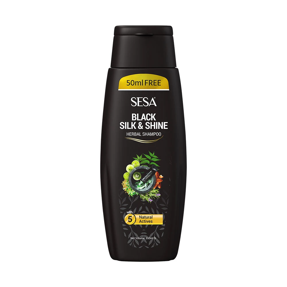 Sesa Black Silk & Shine Herbal Shampoo 350ML