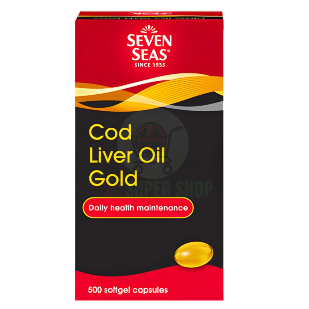 Seven Seas Cod Liver Oil Gold - 500 Capsules