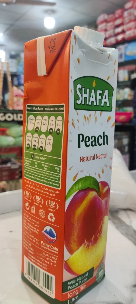 Shafa Peach Juice 1L