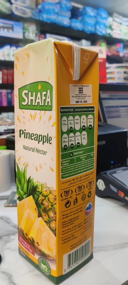 Shafa Natural Nectar Pineapple 1000ml