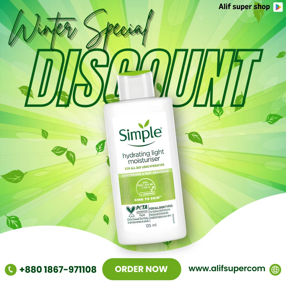 Simple Kind To Skin Hydrating Light Moisturiser 125ml