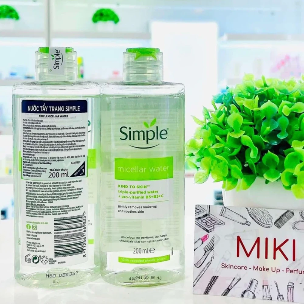 Simple Kind To Skin Micellar Cleansing Water 400ml