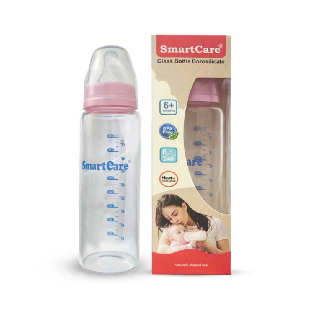 Smartcare Borosilicate Glass Bottle  240m