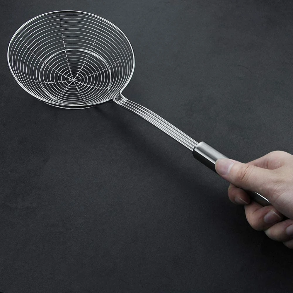 Stainless Steel Fry Spoon 1pcs