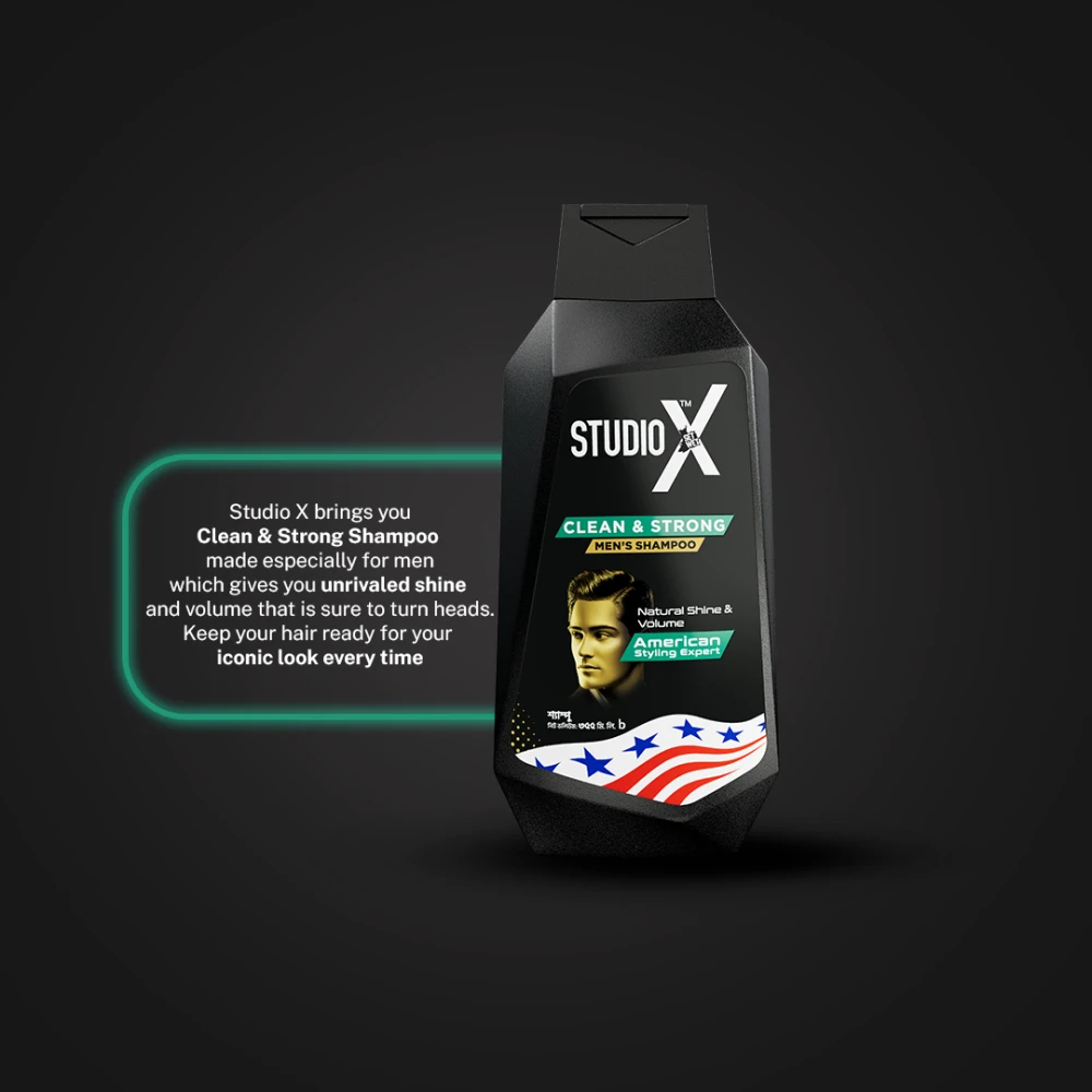 Studio X Clean & Strong Shampoo 175ml