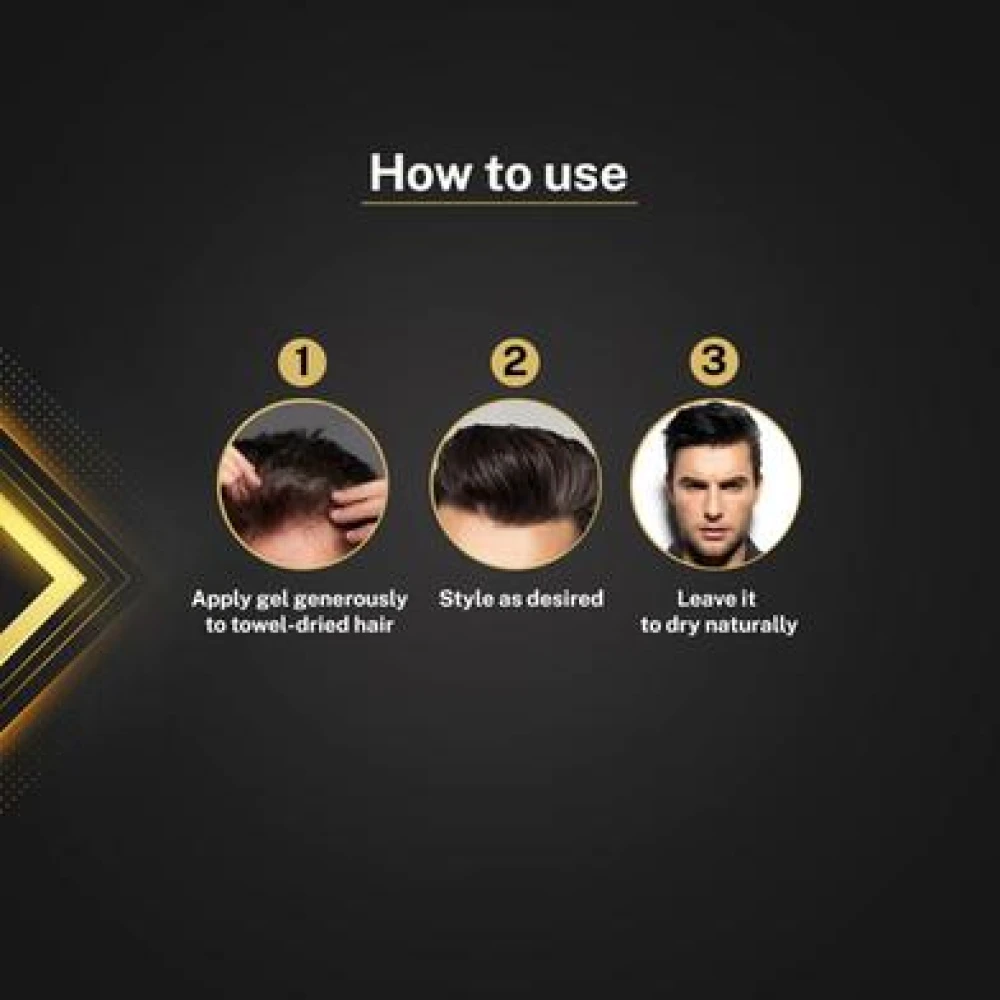 Studio X  Wet Look Hold Men's Hair Gel 50ml