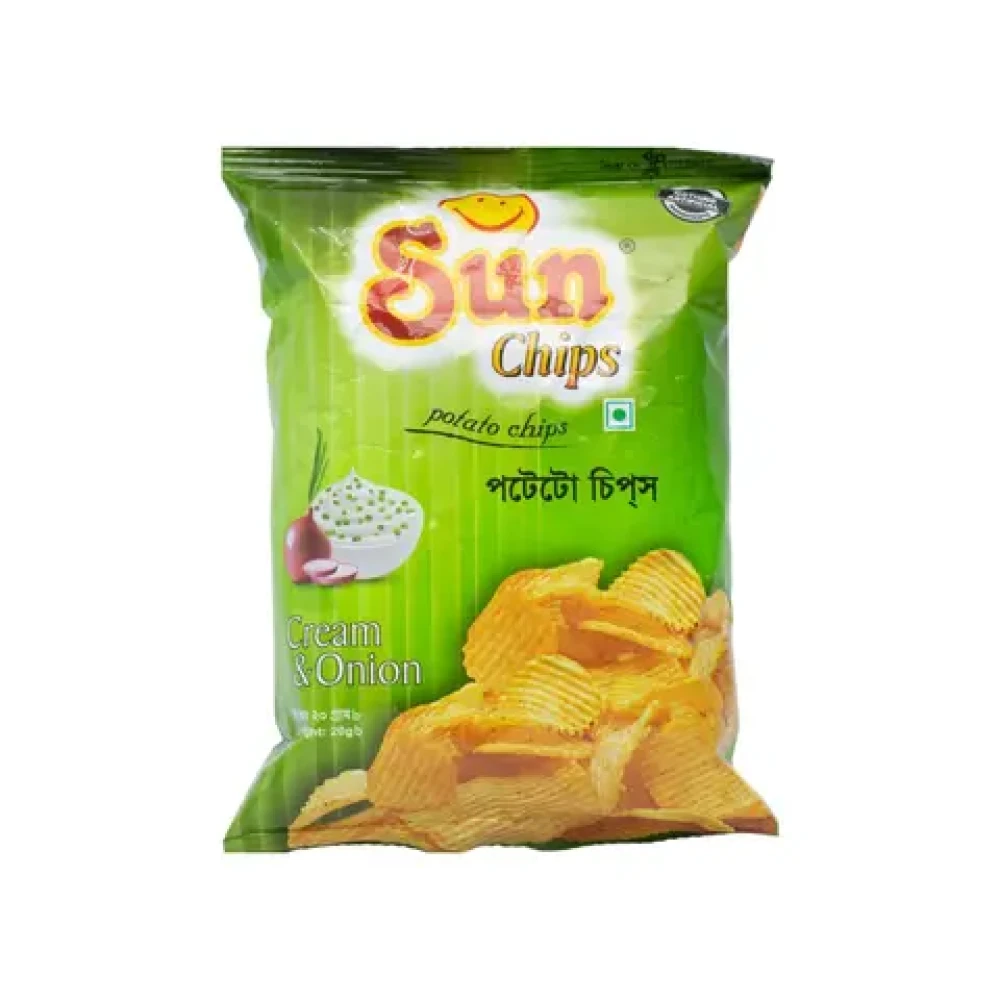 Sun Chips Cream & Onion Potato Chips 22g