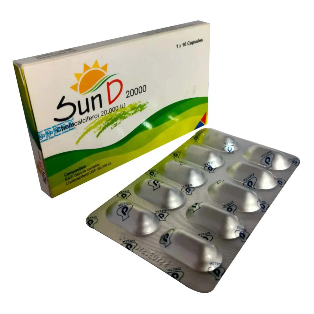 Sun D 20000 IU Capsule