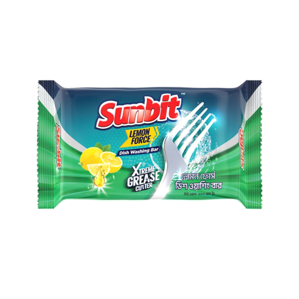 Sunbit Dish Washing Bar Lemon Force 300gm