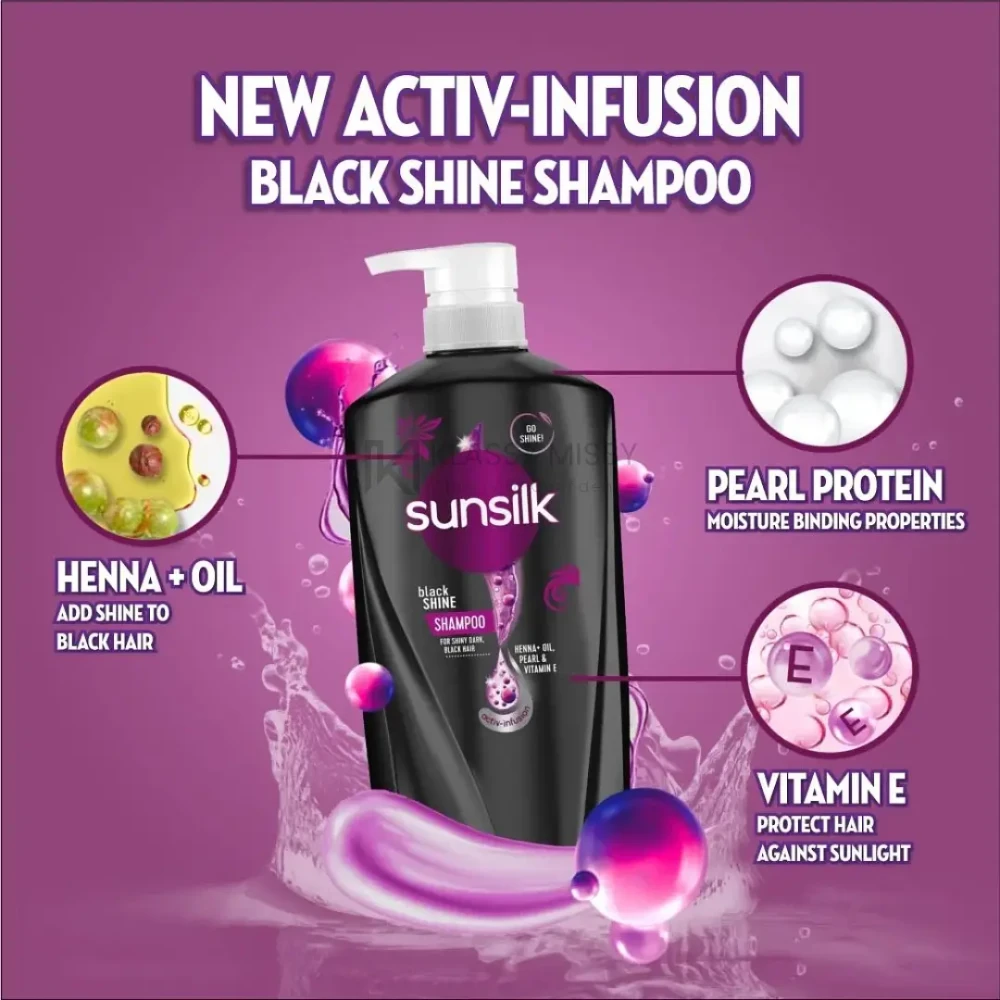 Sunsilk Black Shine Shampoo 625ml