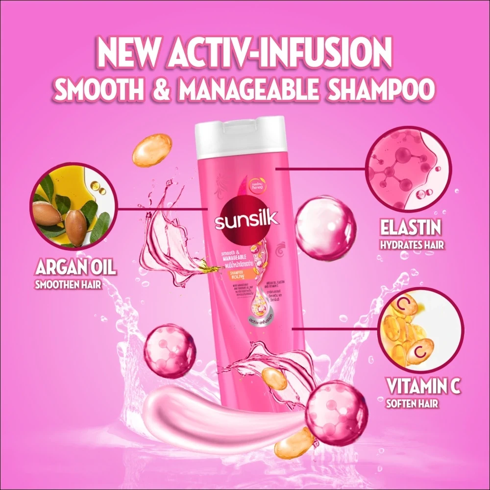 Sunsilk Hair Care Smooth & Manageable Shampoo 300ml