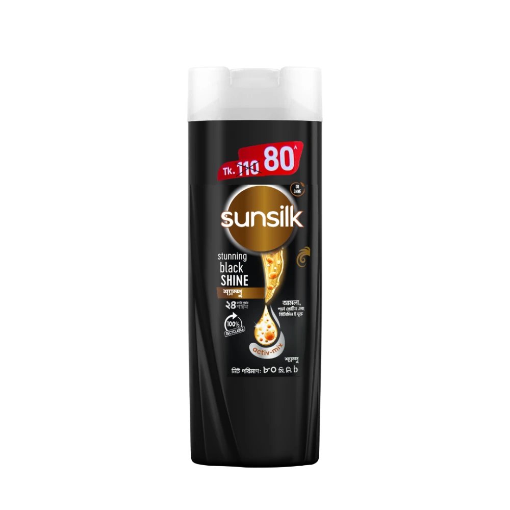 Sunsilk Shampoo Stunning Black Shine 180ml