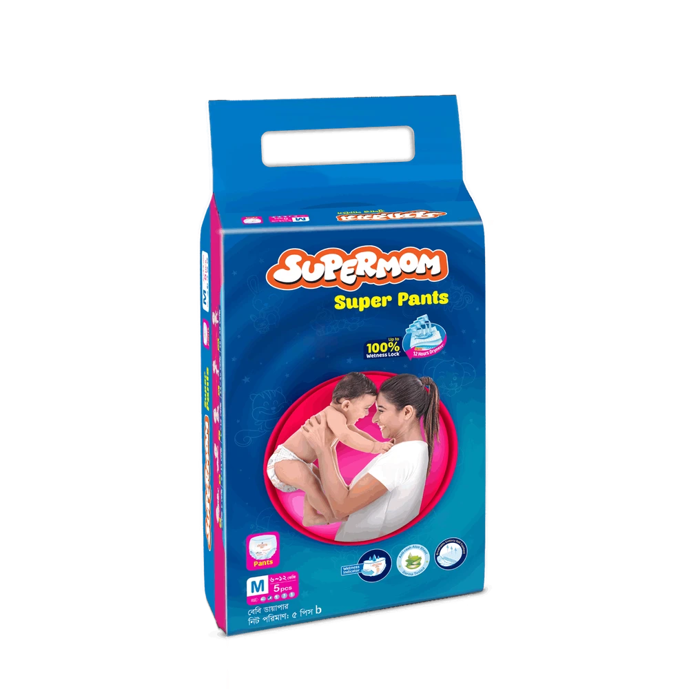 Supermom Baby Super Pant Diaper Large (8-15)kg 5pcs