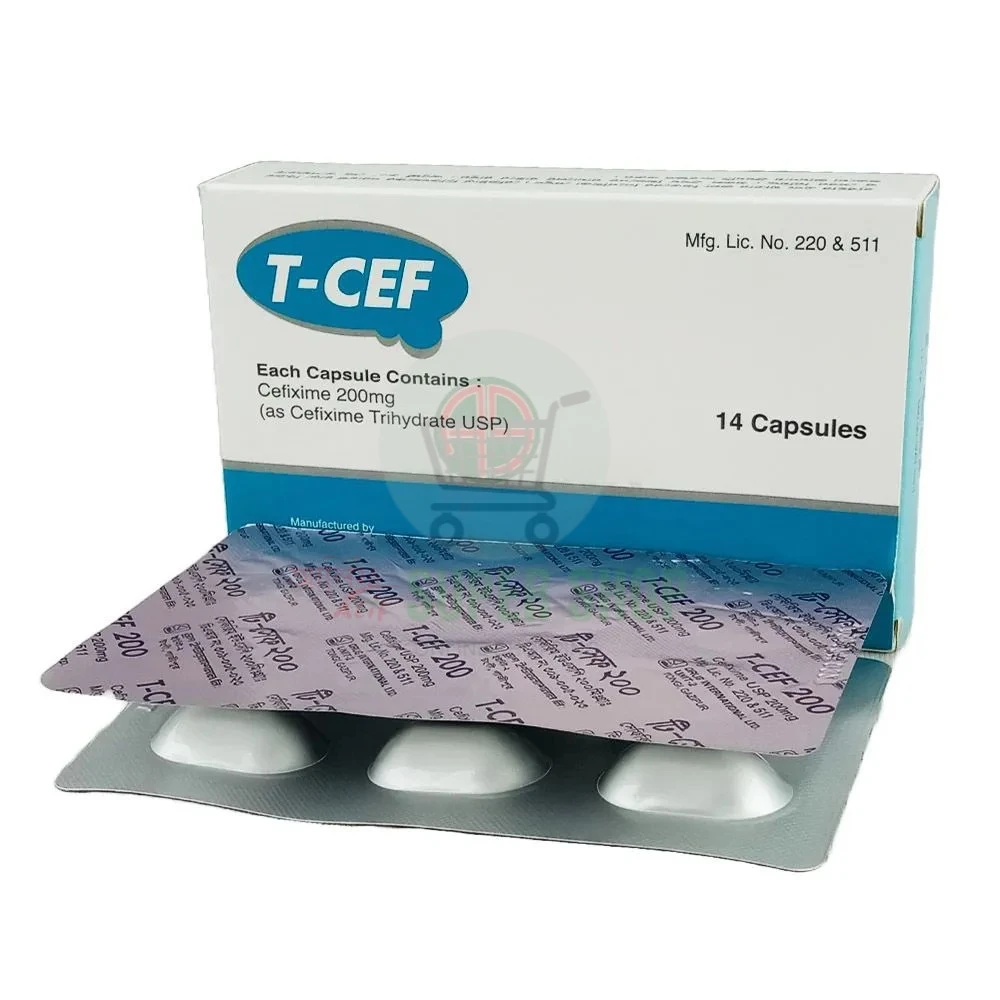 T-Cef 200mg Capsule