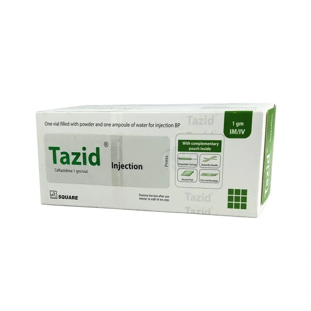 Tazid 1gm IM/IV Injection
