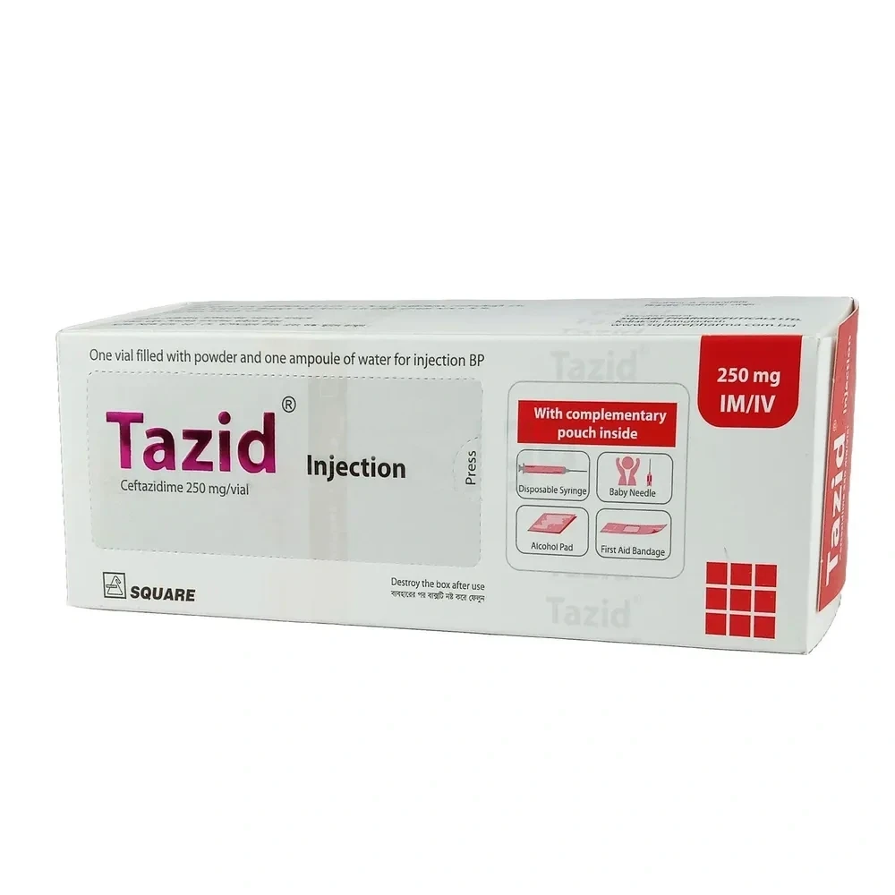 Tazid 250gm IM/IV Injection