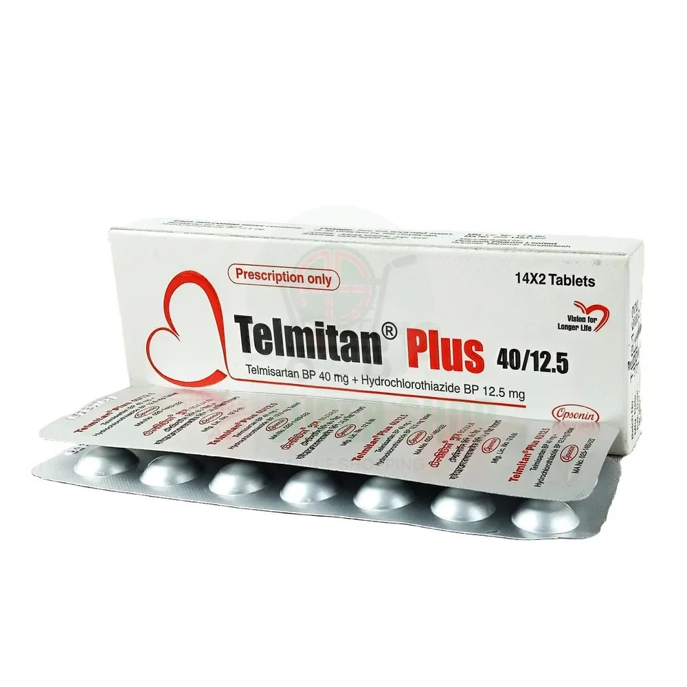 Telmitan Plus 40/12.5mg Tablet