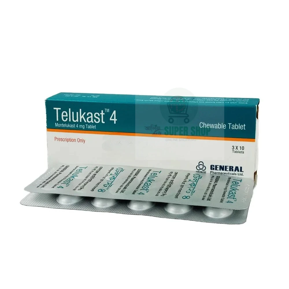Telukast 4mg Tablet