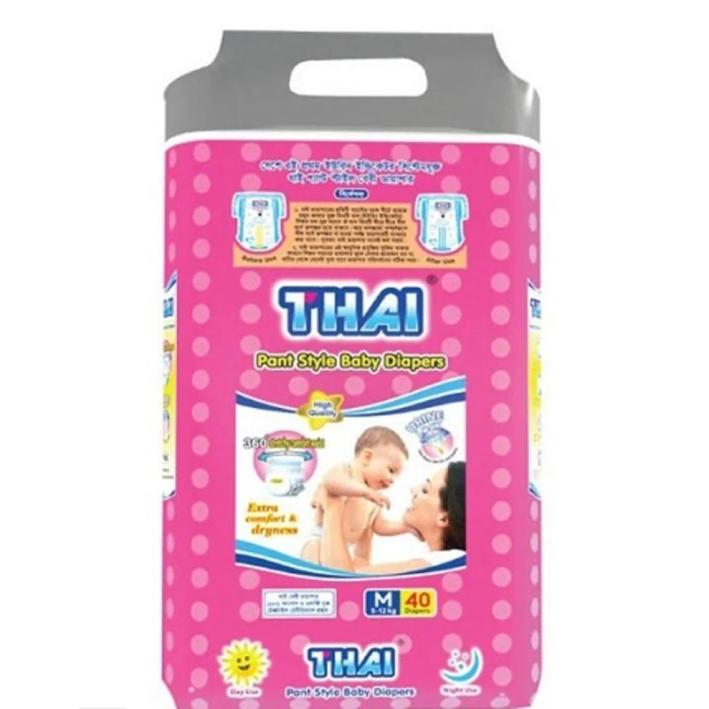 Thai Pant Style Diaper Medium M 5-12 kg 40pcs