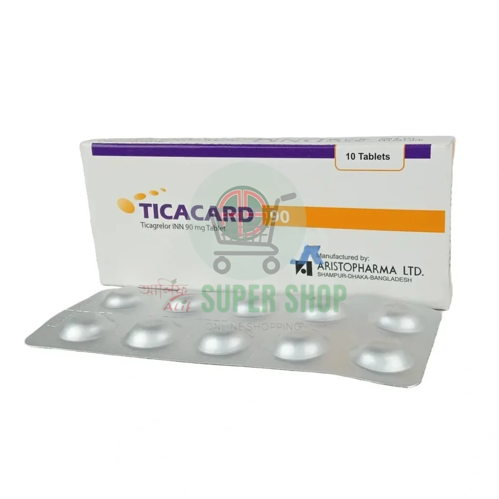 Ticacard 90mg Tablet