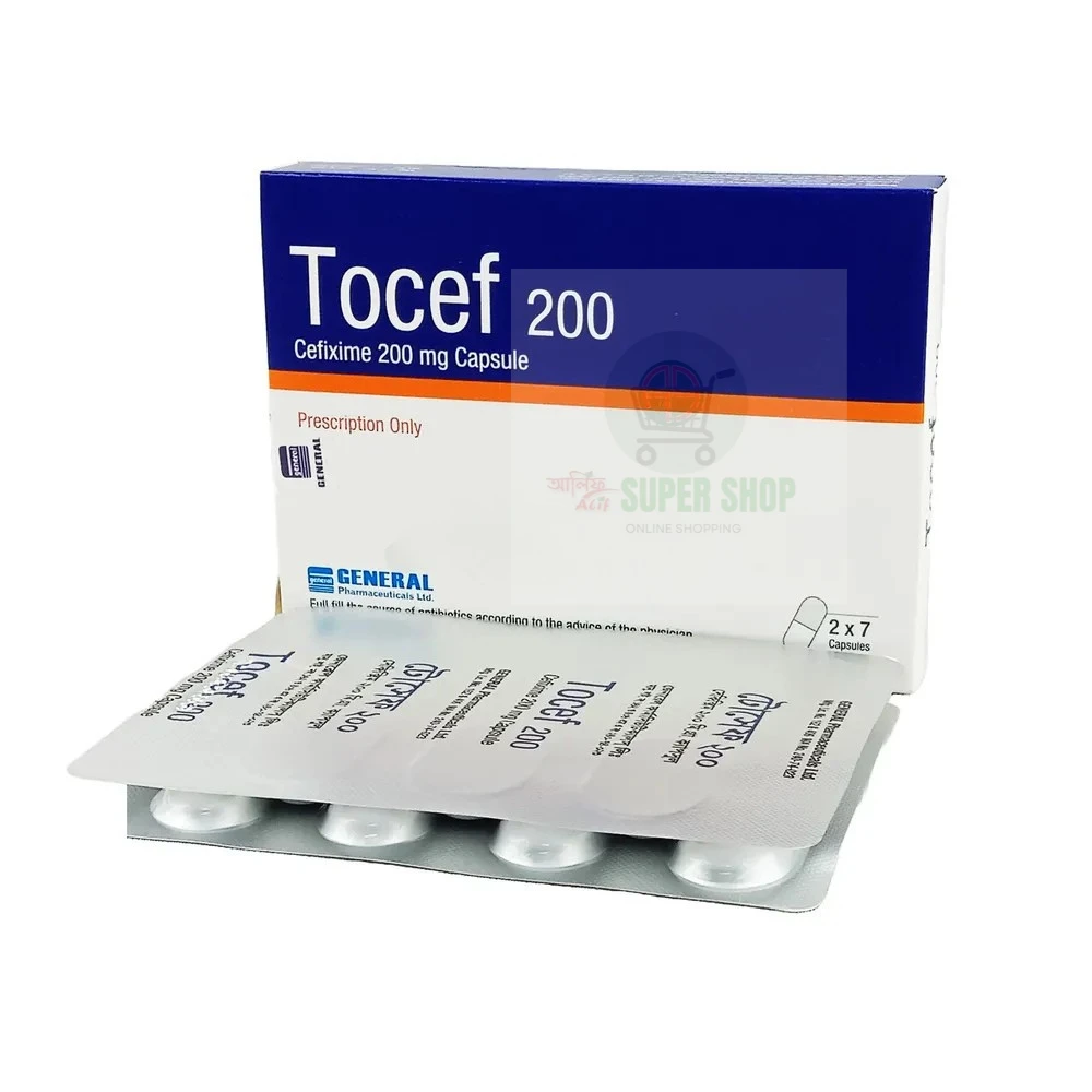 Tocef 200mg Capsule