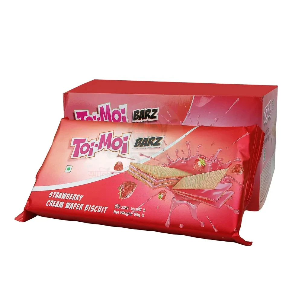 Toi-Moi Strawberry Cream Wafer Buscuits 98g
