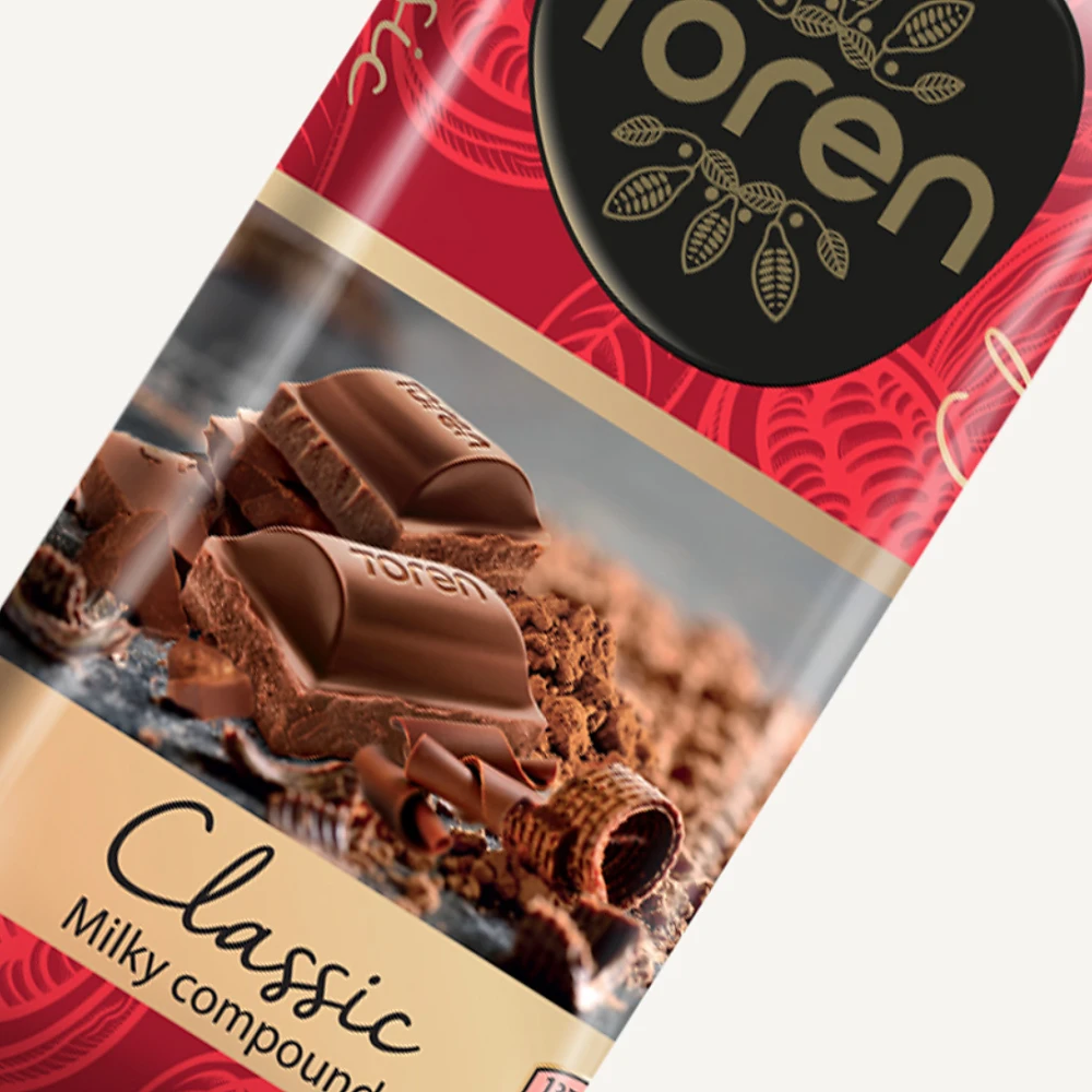Toren Classic Red Milky Compound Chocolate 55g