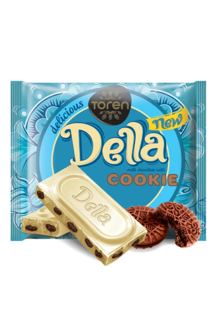 Toren Della Cookie Chocolate Bar 52g