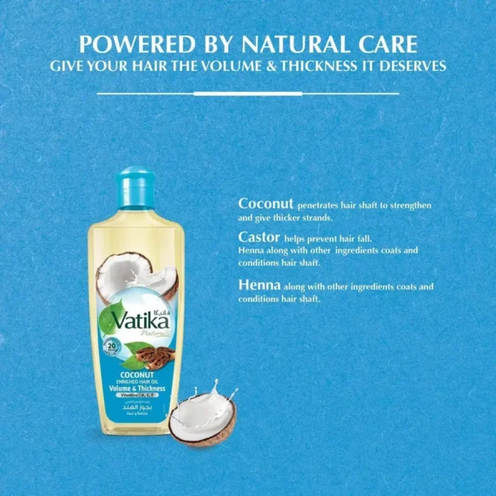 Vatika Coconut Enriched Hair Oil 300ml