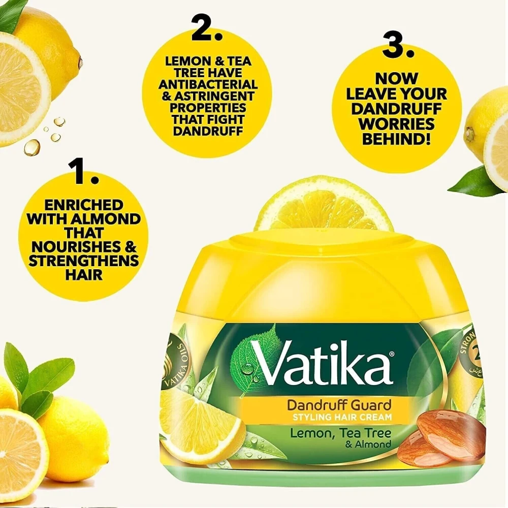 Vatika Dandruff Guard Styling Hair Cream 140ml