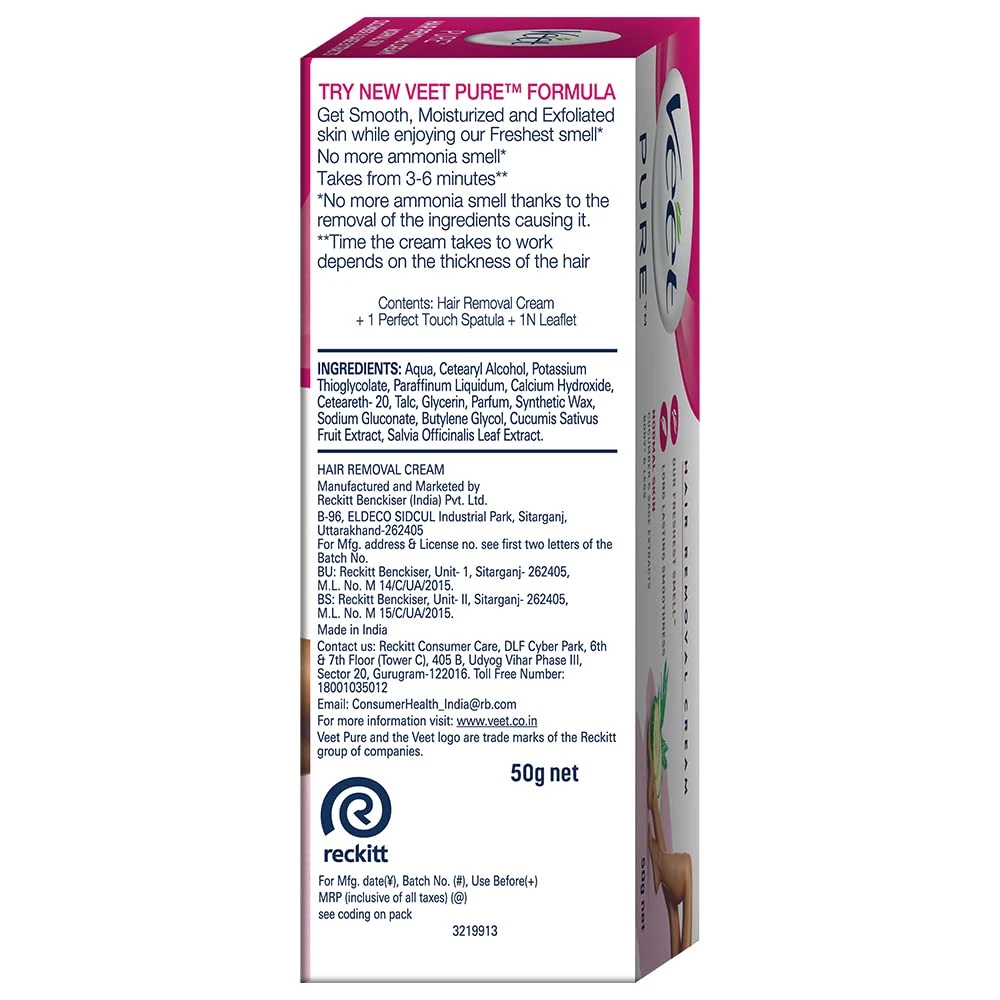 Veet Pure Air Removal Cream 50g