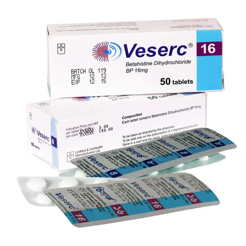 Veserc 16mg Tablet