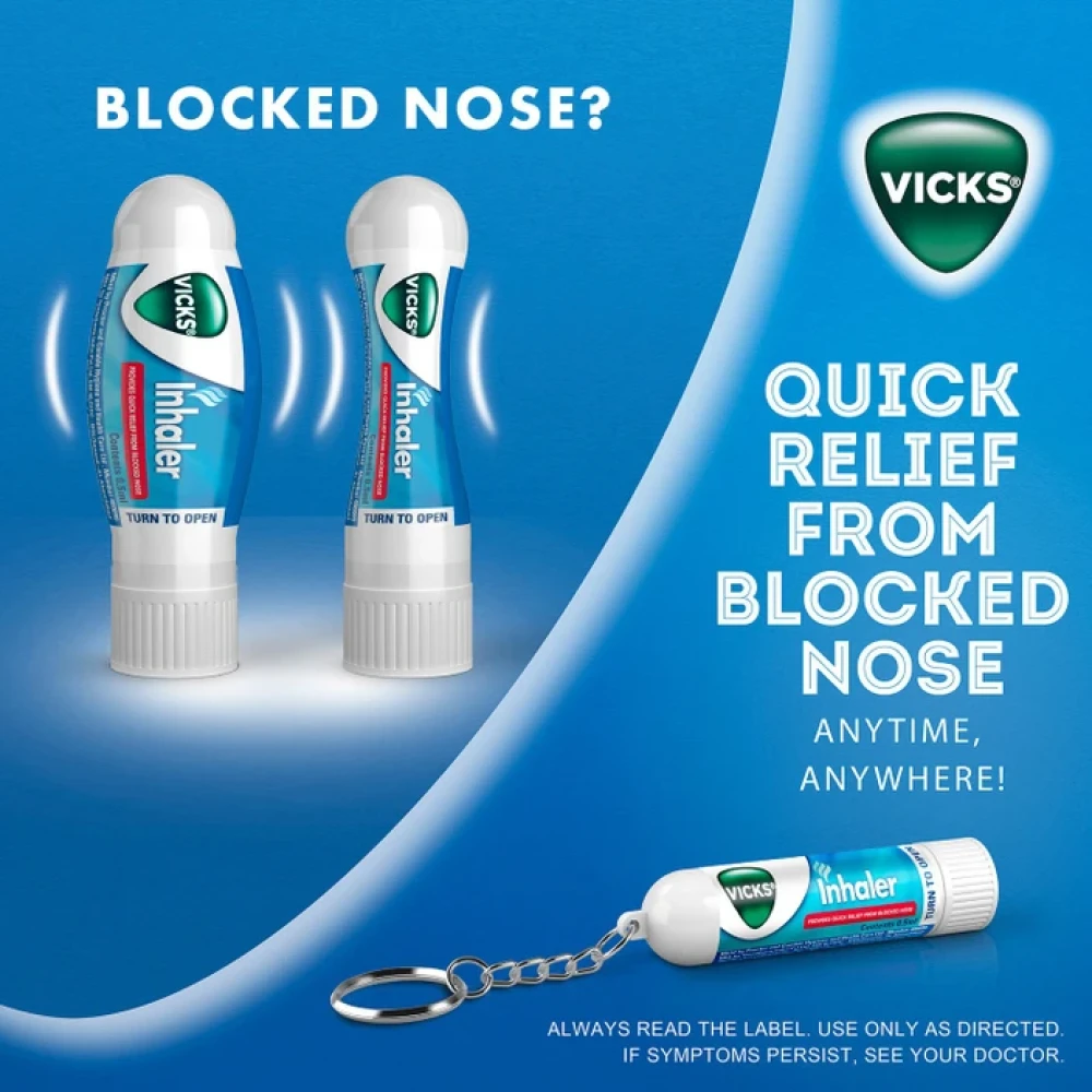 Vicks Inhaler Provides Instant Relief