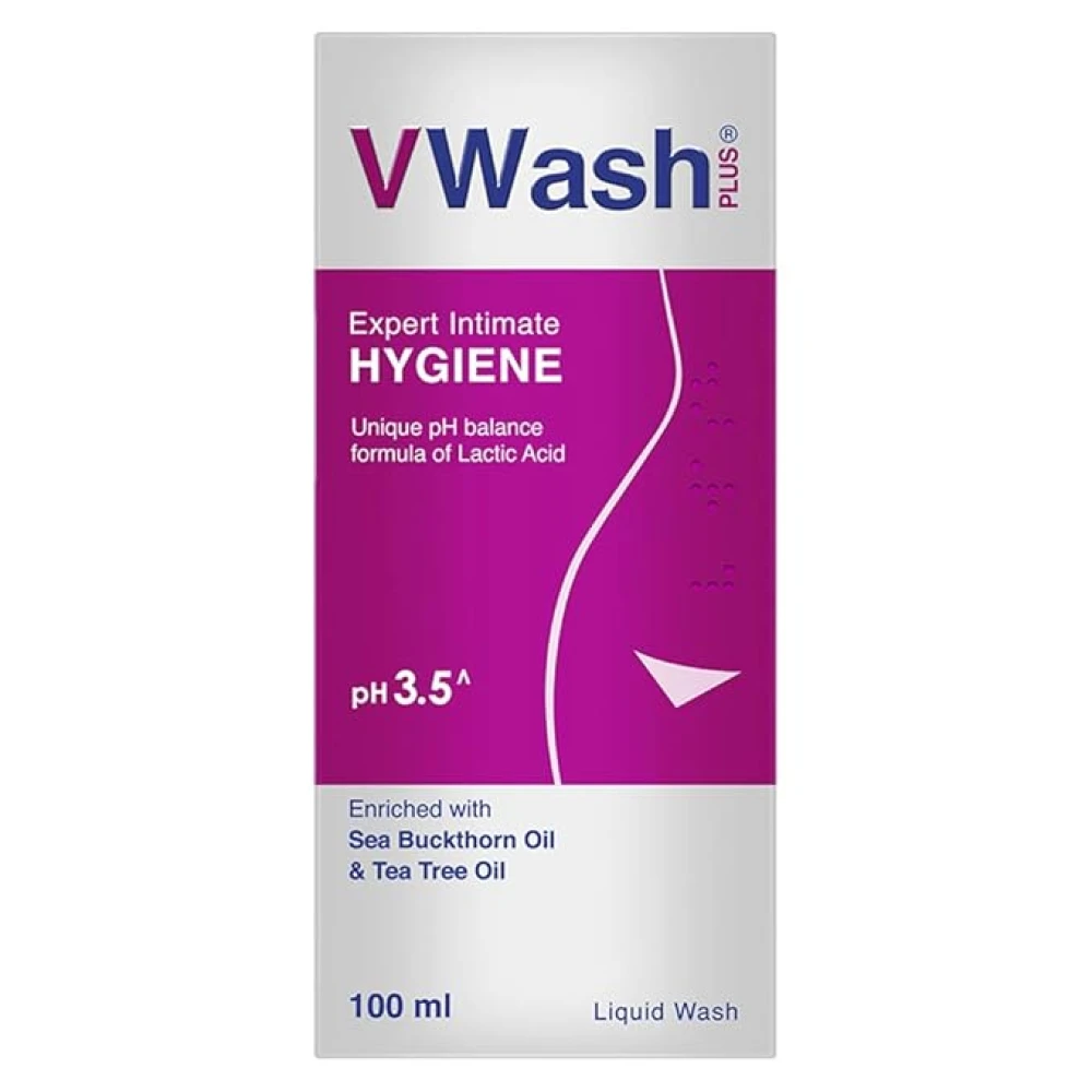 VWash Plus Expert Intimate Hygiene Liquid Wash 100ml